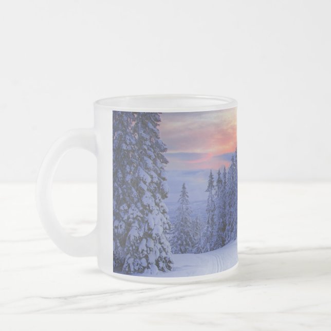 Winterlandschaft Mattglastasse (Links)