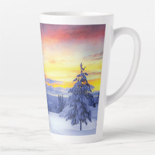 Winterlandschaft Milchtasse