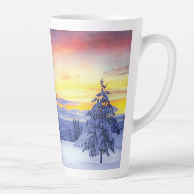 Winterlandschaft Milchtasse (Rechts)