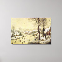 Winterlandschaft mit Skatern