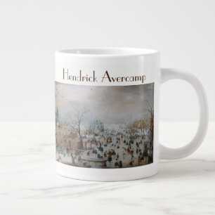 Winterlandschaft mit Skatern von Hendrick Avercamp Jumbo-Tasse