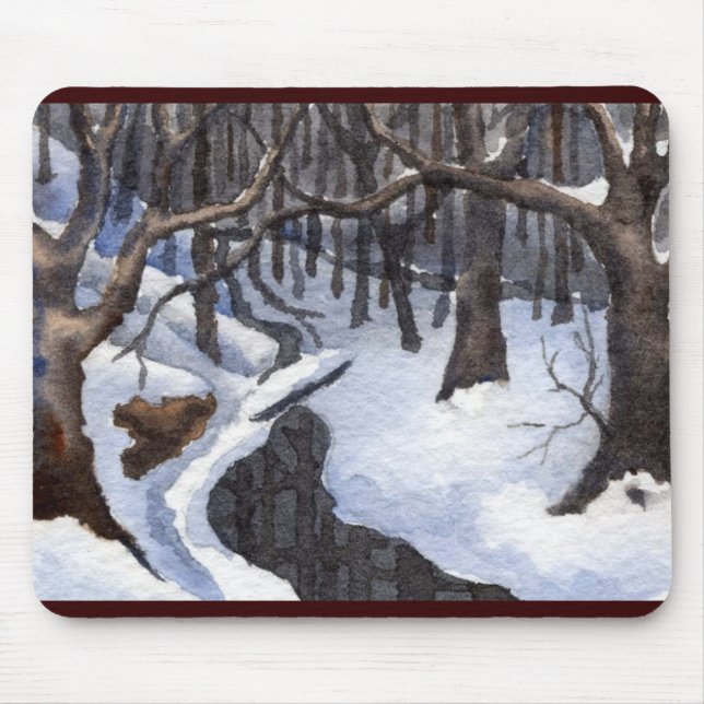 Winterlandschaft Mousepad (Vorne)