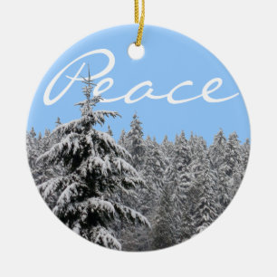Winterlandschaft Ornament Ruhe Dekorationen