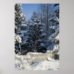 Winterlandschaft Poster