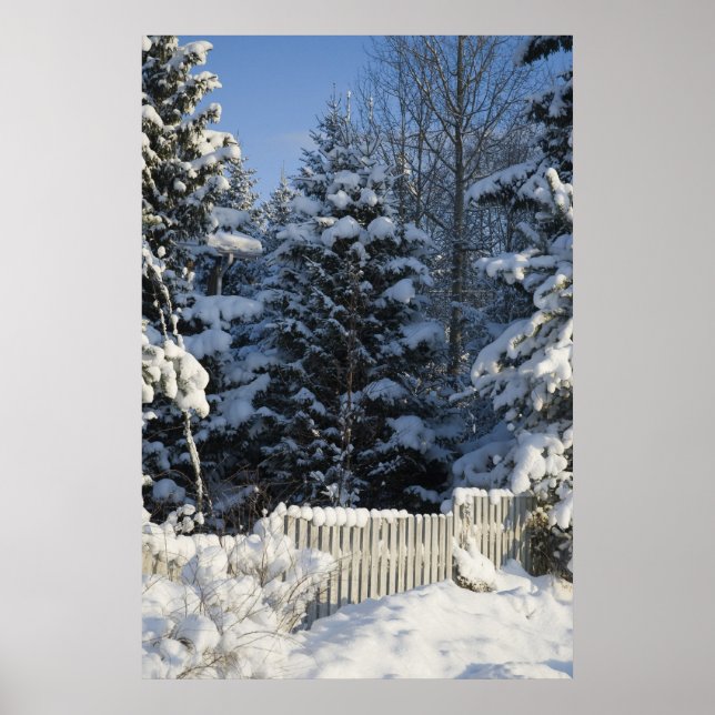Winterlandschaft Poster (Vorne)