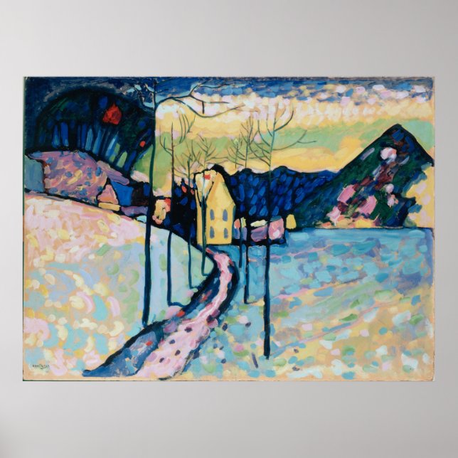 Winterlandschaft Poster (Vorne)