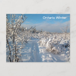 Winterlandschaft - Postkarte