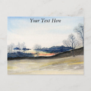 Winterlandschaft Postkarte