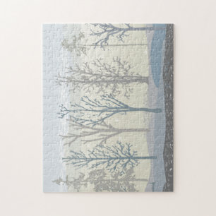 Winterlandschaft-Puzzle