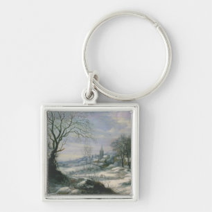 Winterlandschaft Schlüsselanhänger