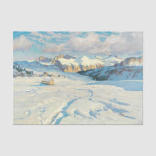 Winterlandschaft Seidenpapier