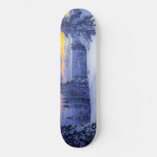 Winterlandschaft Skateboard