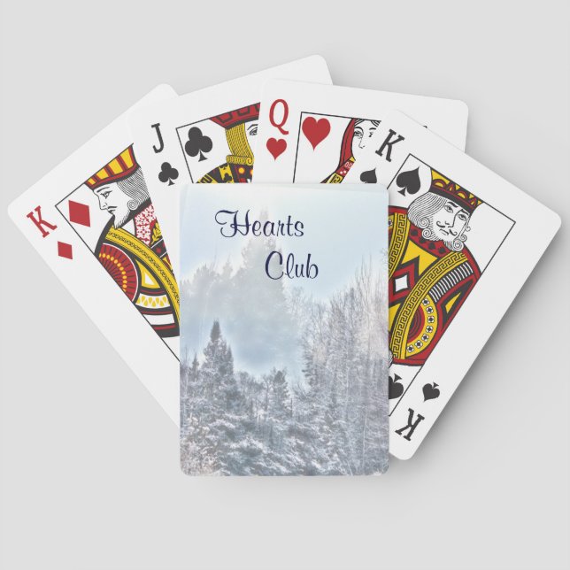 Winterlandschaft Spielkarten (Rückseite)