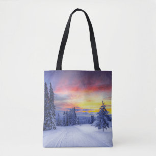 Winterlandschaft Tasche