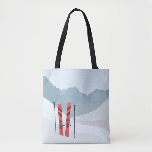 Winterlandschaft Tasche (Vorderseite)
