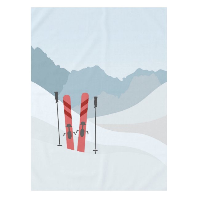 Winterlandschaft Tischdecke (Vorderseite)