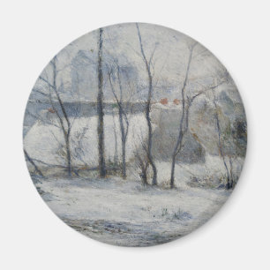 Winterlandschaft (von Paul Gaugin) Magnet