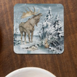 Winterlandschaft Wasserfarben Elche Getränkeuntersetzer<br><div class="desc">Dieses Design kann durch Auswahl der Option Design bearbeiten personalisiert werden. Sie können auch auf andere Gegenstände übertragen. Kontaktieren Sie mich unter colorflowcreations@gmail.com oder nutzen Sie die Chat-Option oben auf der Seite, wenn Sie dieses Design auf einem anderen Produkt haben möchten oder Hilfe bei diesem Design benötigen. Sehen Sie mehr...</div>