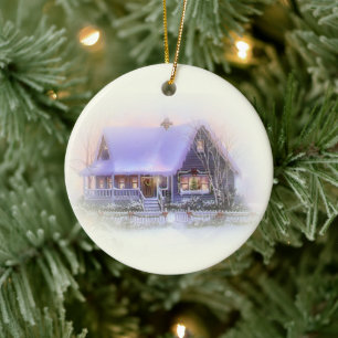 Winterlandschaft Weihnachtsschmuck