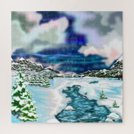 Winterlandschaftspuzzle