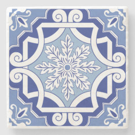 Winterleaf Scroll Steinuntersetzer