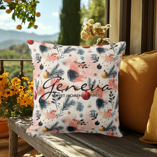 Winterlich Gemütlich & Elegante Botanicals Weihnac Kissen