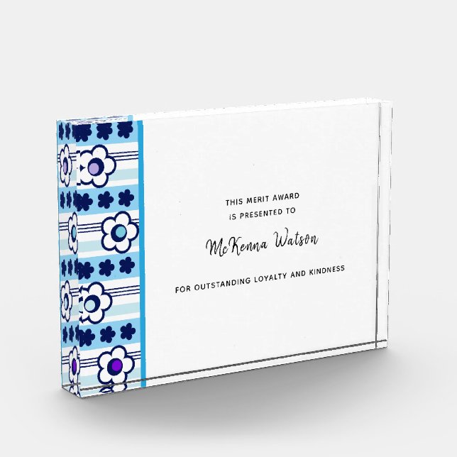 Winterliche Blume Fotoblock (Links)