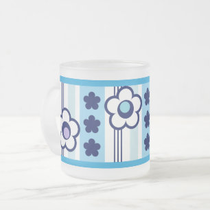 Winterliche Blume Mattglastasse
