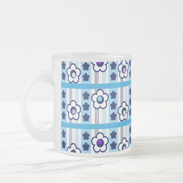 Winterliche Blume Mattglastasse (Links)