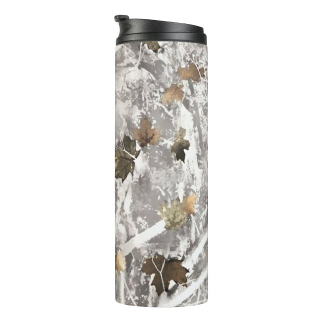 Winterliche Jagdk camouflage-Optik Thermosbecher (Nach rechts gedreht)