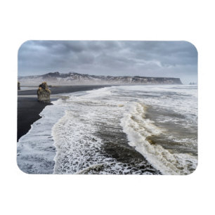 Winterliche Strandlandschaft Magnet
