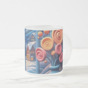 Winterliche Umarmung Mattglastasse