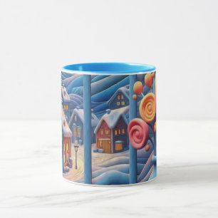 Winterliche Umarmung Tasse