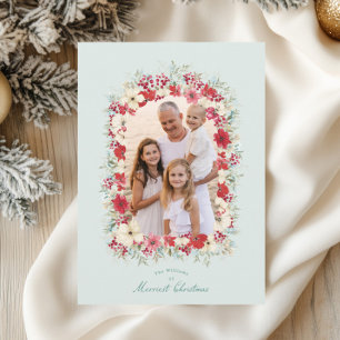 winterliche Weihnachtsfeiertage Feiertagskarte