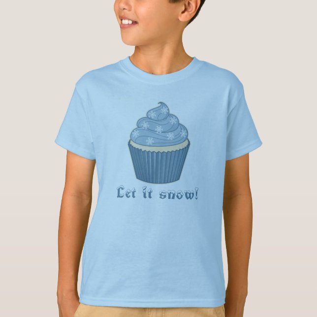 Winterlicher kleiner Kuchen mit Text T-Shirt (Vorderseite)