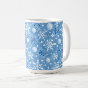 Winterlicher Schnee Kaffeetasse