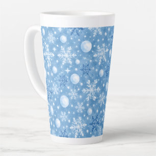 Winterlicher Schnee Milchtasse
