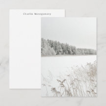 Winterlicher See - saisonaler benutzerdefinierter