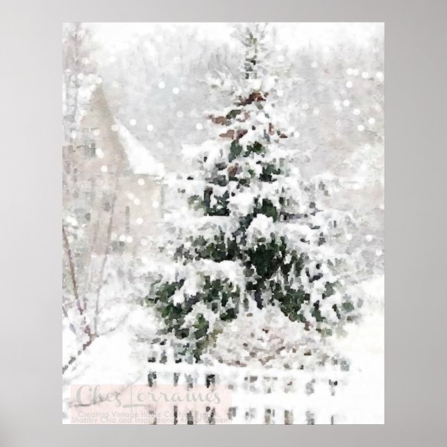 Winterlicht Poster (Vorne)