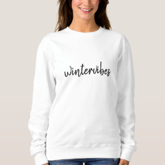 Winterlust modernes minimalist gemütliches Weihnac Sweatshirt