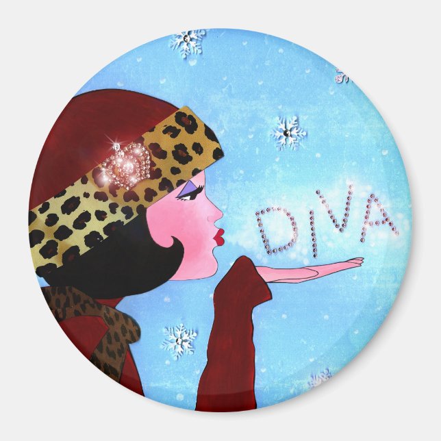 "Wintermagie" Magnet (Vorne)