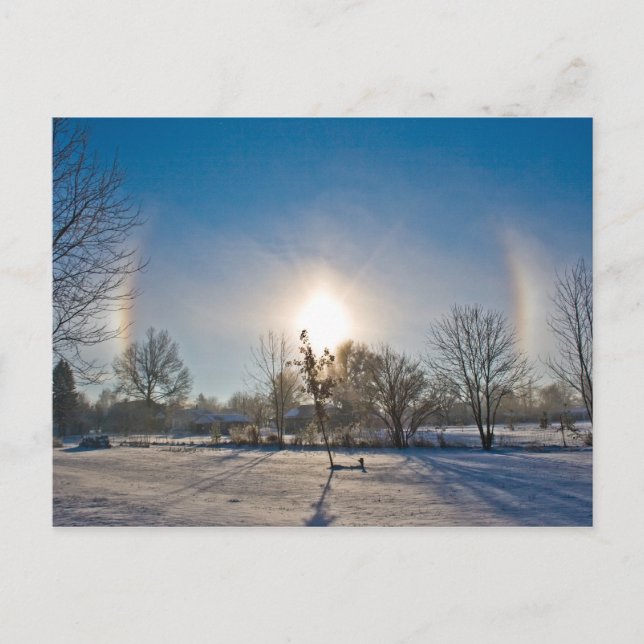 Wintermagie Postkarte (Vorderseite)