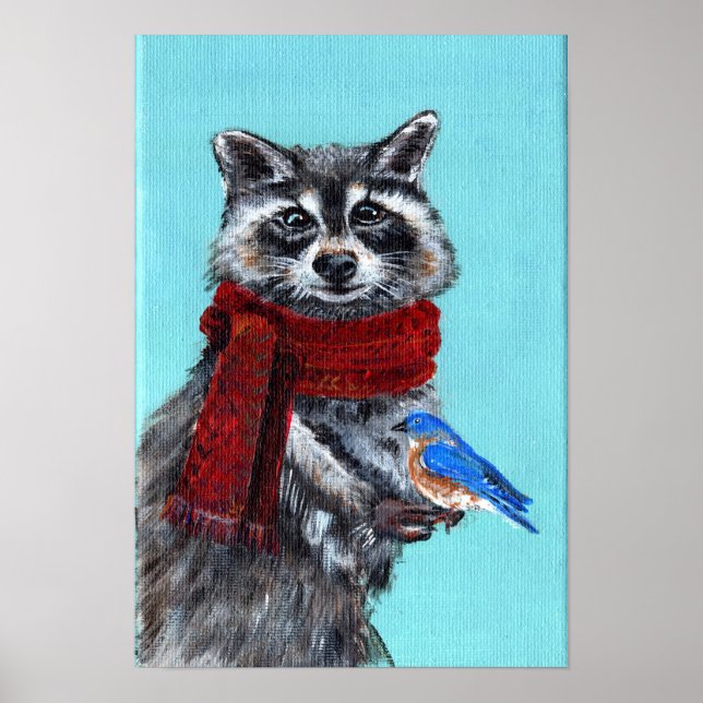 Wintermarathon mit Bluebird Poster (Vorne)