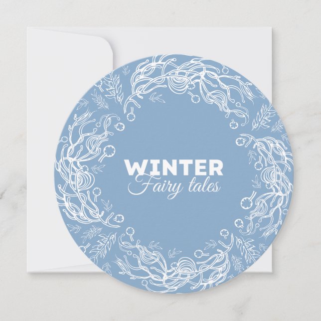 Wintermärchen. Karte (Vorderseite)