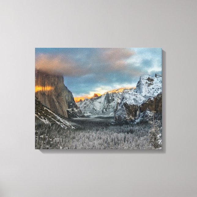 Wintermarke Leinwanddruck (Vorderseite)