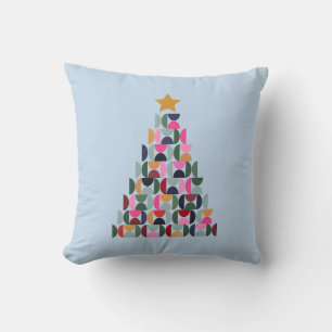 Wintermarkt 10 farbenfroher Weihnachtsbaum Kissen