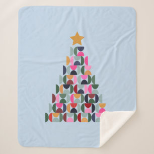 Wintermarkt 10 farbenfroher Weihnachtsbaum Sherpadecke