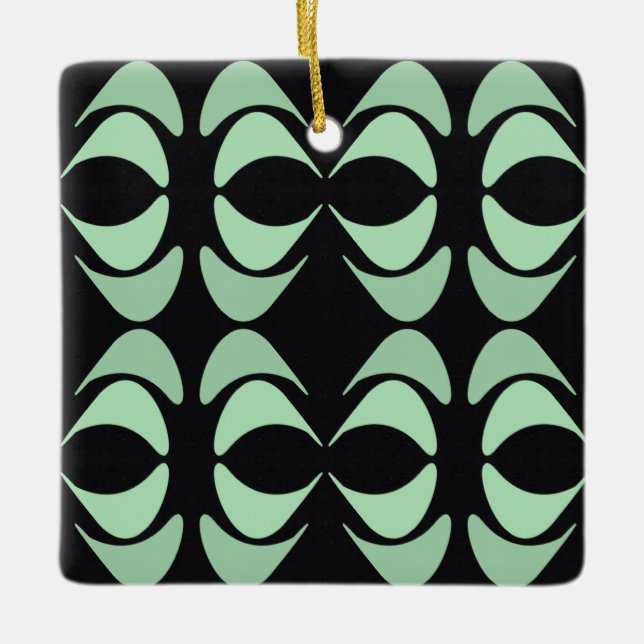 Winterminze 11 | MERRY CHRISTMAS | m3galleryStudio Keramikornament (Vorderseite)