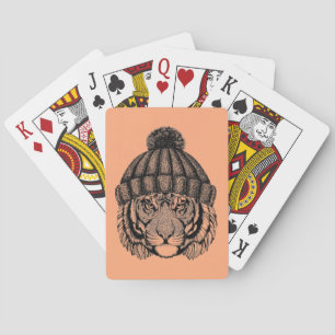 Wintermode-Ready-Tiger Spielkarten