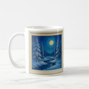Wintermondlicht-Tasse Kaffeetasse